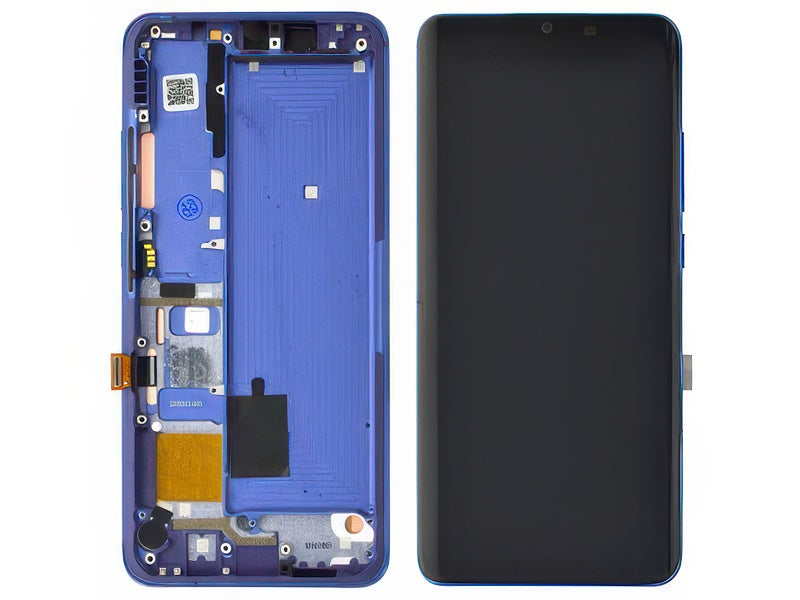 Lcd + Touch Screen + Frame + Tasti Laterali Violet per Xiaomi Mi Note 10 Lite