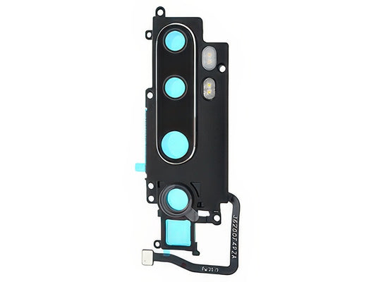 Cover Camera + Vetrino + Frame + Flash Glacier Bianco per Xiaomi Mi Note 10