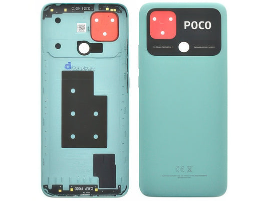 Cover Batteria + Tasti Laterali Coral Green per Xiaomi Poco C40
