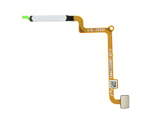 Flat Cable + Lettore Impronta Glacier Bianco per Xiaomi Poco C65