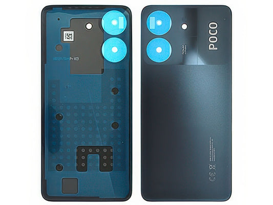 Cover Batteria + Adesivi Blu per Xiaomi Poco C65