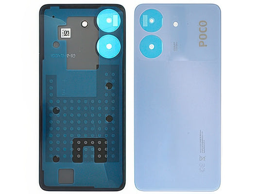 Cover Batteria + Adesivi Viola per Xiaomi Poco C65