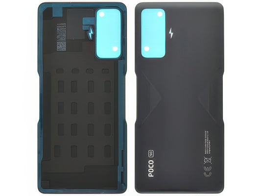 Cover Batteria + Adesivi Stealth Nero per Xiaomi Poco F4 GT