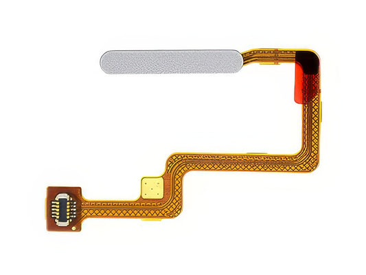 Flat Cable + Lettore Impronta Moonlight Argento per Xiaomi Poco F4