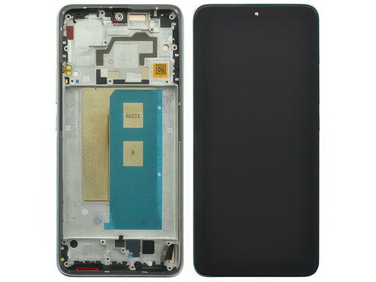 Lcd + Touch Screen + Frame + Tasti Laterali Bianco per Xiaomi Poco F5 Pro