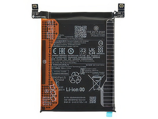 BM5N Batteria 5160 mAh + Adesivo per Xiaomi Poco F5 Pro