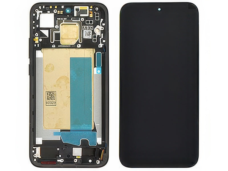 Lcd + Touch Screen + Frame + Tasti Laterali Nero per Xiaomi Poco F7 5G