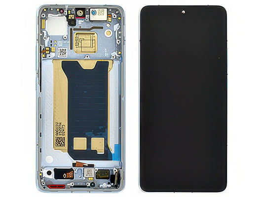 Lcd + Touch Screen + Frame + Tasti Laterali Nero per Xiaomi Poco F7 Pro 5G - Originale Service Pack