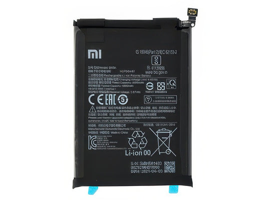 BN5A Batteria 5000 mAh + Adesivo per Xiaomi Poco M3 Pro 5G