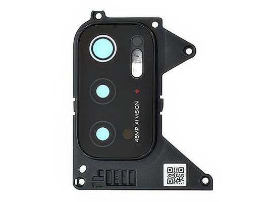 Cover Camera + Vetrino Nero per Xiaomi Poco M3 Pro 5G