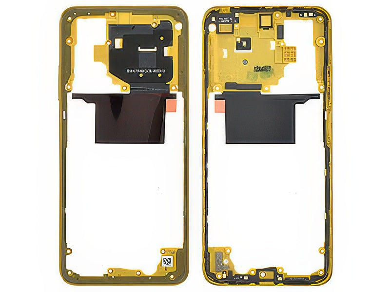 Cover Posteriore + Tasti Volume + Antenna NFC Poco Giallo per Xiaomi Poco M4 Pro 4G