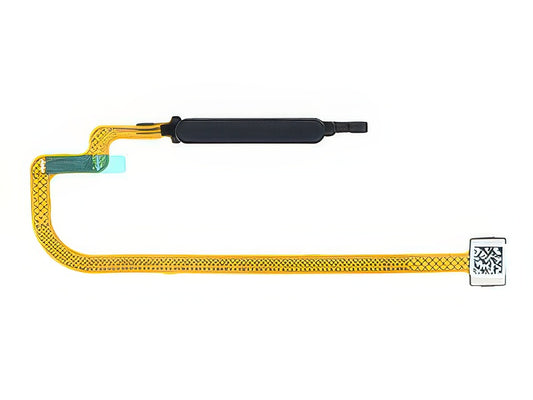 Flat Cable + Lettore Impronta Power Nero per Xiaomi Poco M3