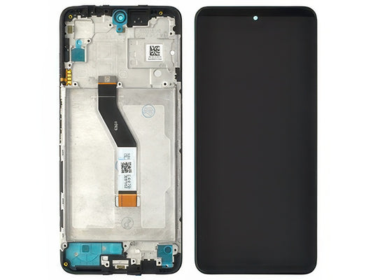 Lcd + Touch Screen + Frame + Switch Tasti Laterali Nero per Xiaomi Poco M4 Pro 5G - versione Xiaomi Redmi Note 11S 5G