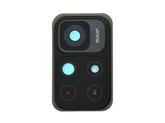 Cover Camera + Vetrino Nero per Xiaomi Poco M4 Pro 5G - Originale Service Pack