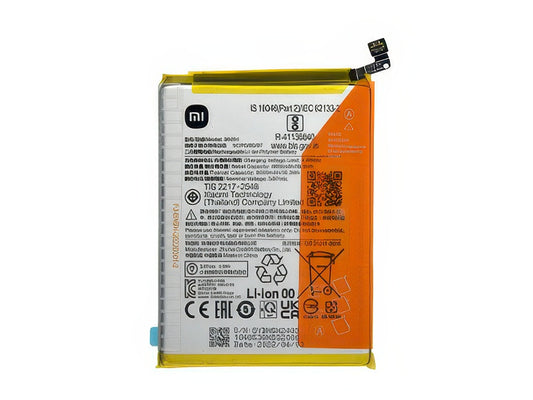 BN5H Batteria 5000 mAh + Adesivo per Xiaomi Poco M5