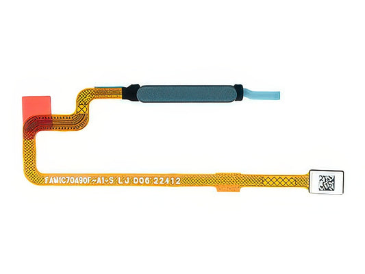 Flat Cable + Lettore Impronta Verde per Xiaomi Poco M5