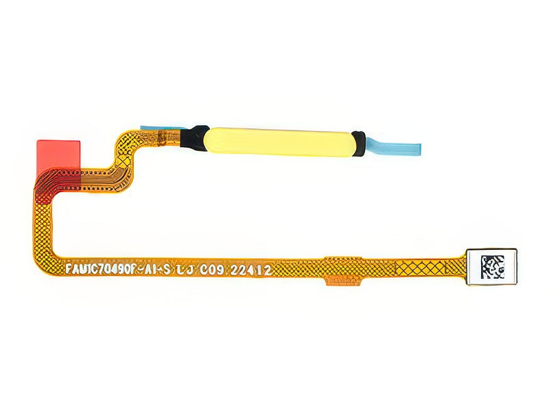 Flat Cable + Lettore Impronta Giallo per Xiaomi Poco M5