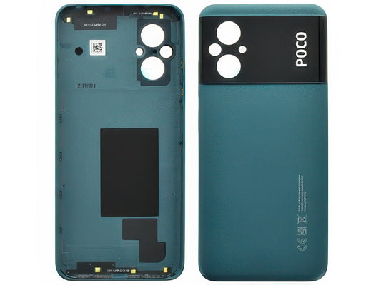 Cover Batteria + Tasto Volume Verde per Xiaomi Poco M5
