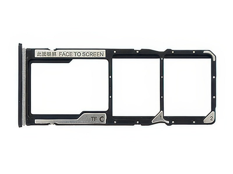 Sportello Dual Sim Card/SD Card Nero per Xiaomi Poco M5