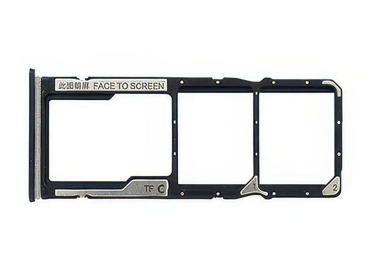 Sportello Dual Sim Card/SD Card Nero per Xiaomi Poco M5