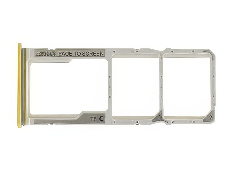 Sportello Dual Sim Card/SD Card Giallo per Xiaomi Poco M5