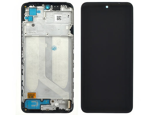 Lcd + Touch Screen + Frame Nero per Xiaomi Poco M5s