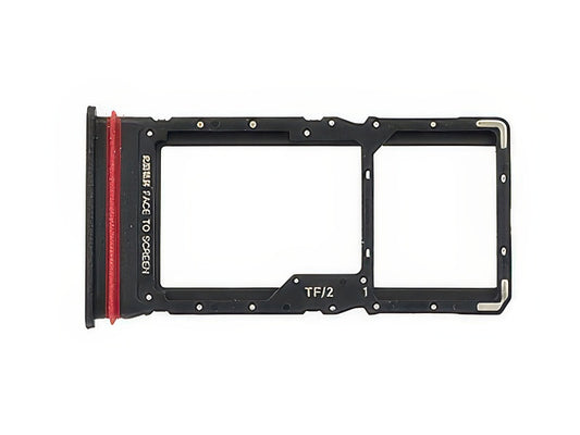 Sportello Dual Sim Card + Alloggio Midnight Nero per Xiaomi Poco M7 4G