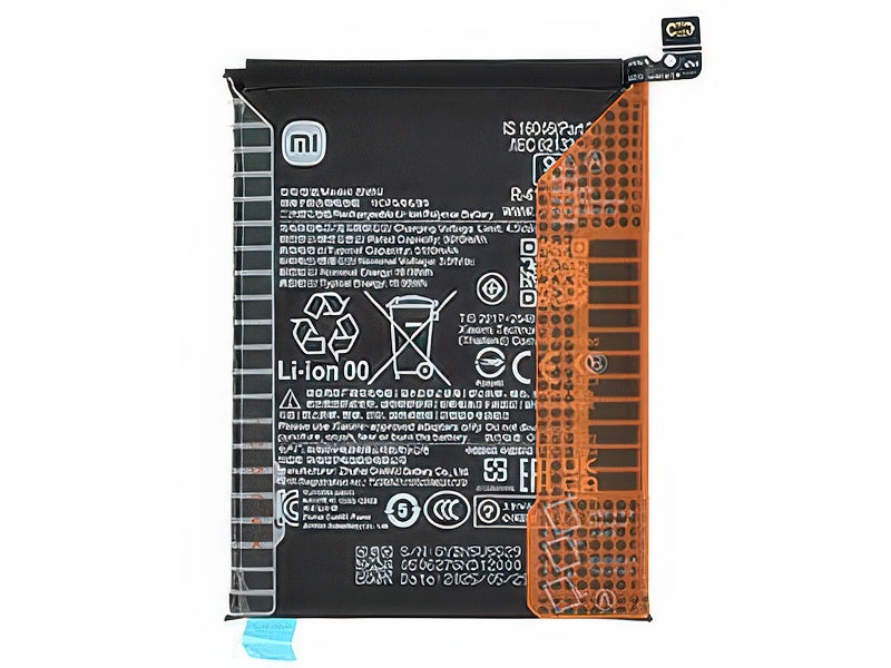 BN5U Batteria 5110 mAh + Adesivo per Xiaomi Poco M7 Pro 5G