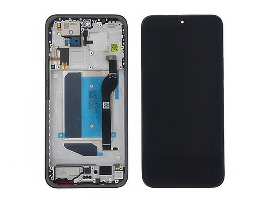 Lcd + Touch Screen + Frame + Tasti Laterali Nero per Xiaomi Poco M8 Pro 5G