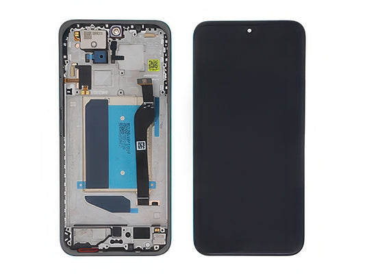 Lcd + Touch Screen + Frame + Tasti Laterali Verde per Xiaomi Poco M8 Pro 5G