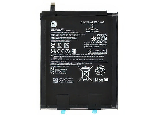 BN5S Batteria 5000 mAh + Adesivo per Xiaomi Poco Pad