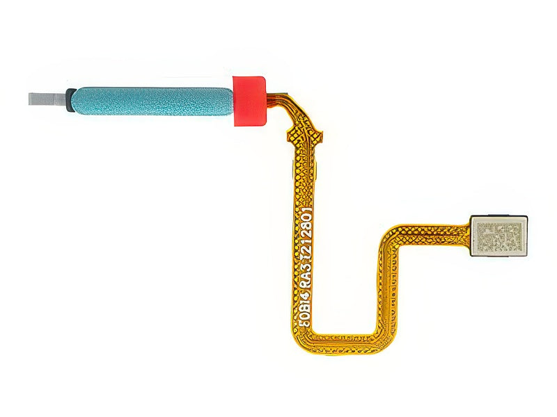 Flat Cable + Lettore Impronta Wave Blu per Xiaomi Poco X3 GT