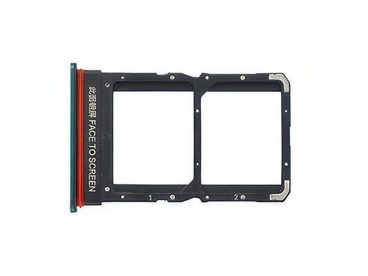 Sportello Dual Sim Card Wave Blu per Xiaomi Poco X3 GT