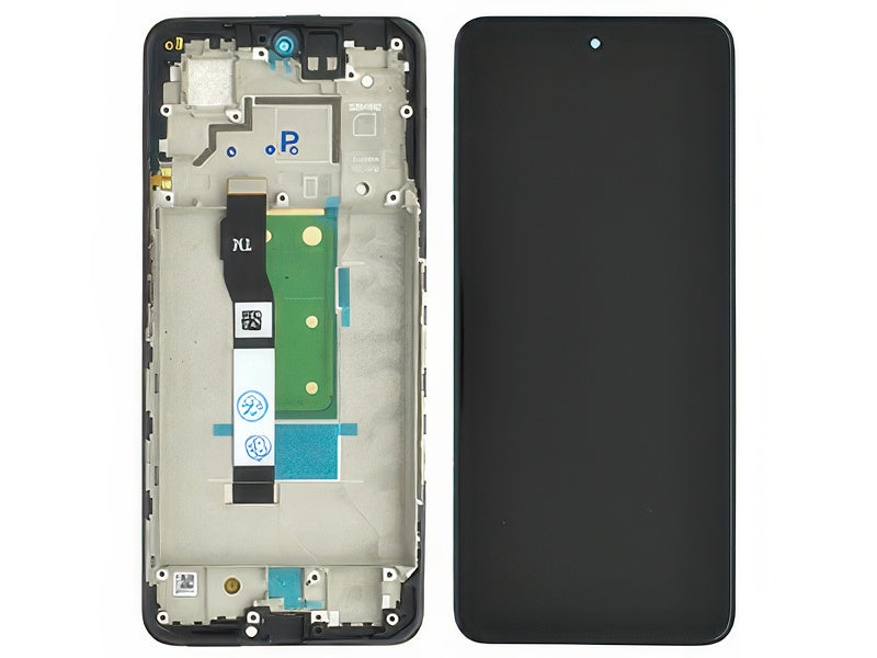 Lcd + Touchscreen + Frame + Switch Tasti Laterali Nero per Xiaomi Poco X4 GT - Compatibile
