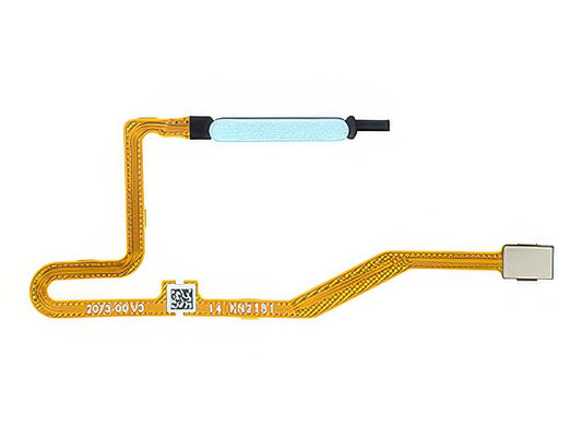 Flat Cable + Lettore Impronta Blu per Xiaomi Poco X4 GT