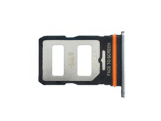 Sportello Dual Sim Card Argento per Xiaomi Poco X4 GT