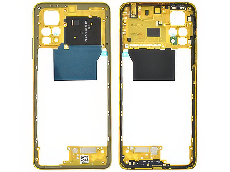 Cover Posteriore + Tasti Volume + Antenna NFC Poco Giallo per Xiaomi Poco X4 Pro 5G