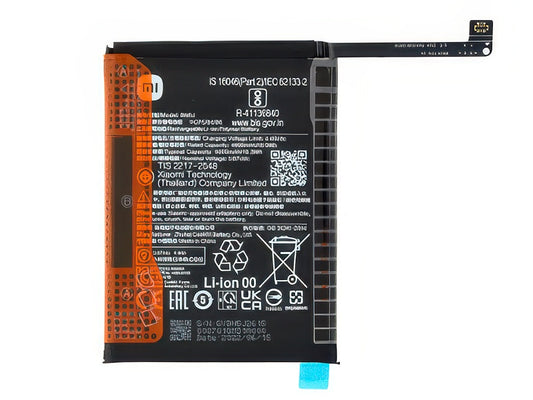 BN5J Batteria 5000 mAh + Adesivo per Xiaomi Poco X5 5G