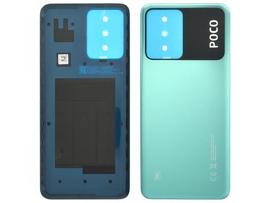 Cover Batteria + Adesivi Verde per Xiaomi Poco X5 5G