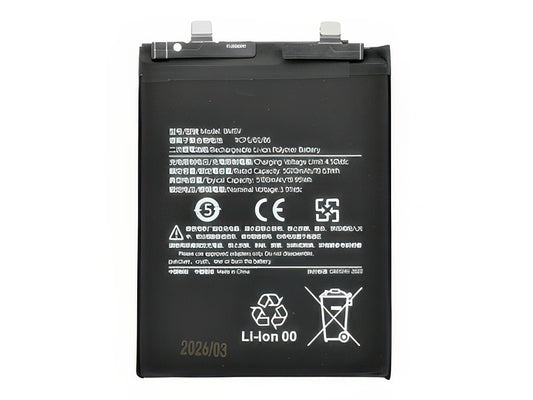 Batteria Litio 5100 mAh slim per Xiaomi Poco X6 5G