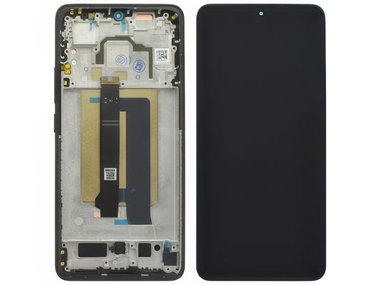 Lcd + Touch Screen + Frame + Tasti Laterali Nero per Xiaomi Poco X6 Pro 5G - Compatibile