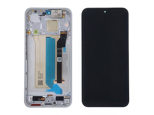 Lcd + Touch Screen + Frame + Tasti Laterali Bianco per Xiaomi Poco X8 Pro Max