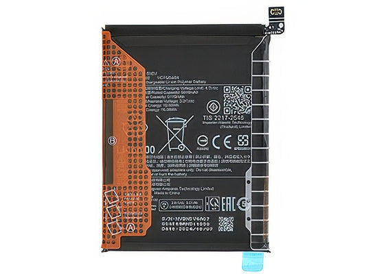 BN5V Batteria 5110 mAh + Adesivo per Xiaomi Poco X7 5G