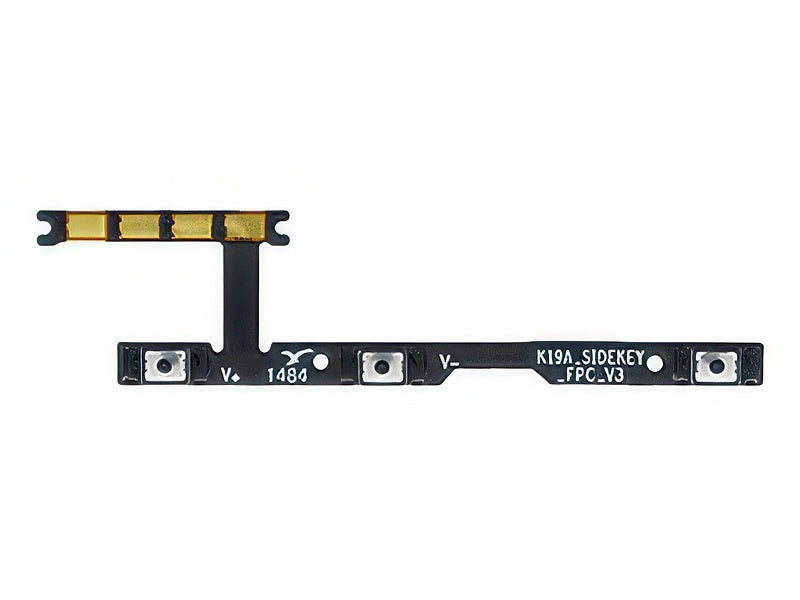 Flat Cable + Switch Tasti Laterali per Xiaomi Redmi 10 4G 2022 - Originale Service Pack