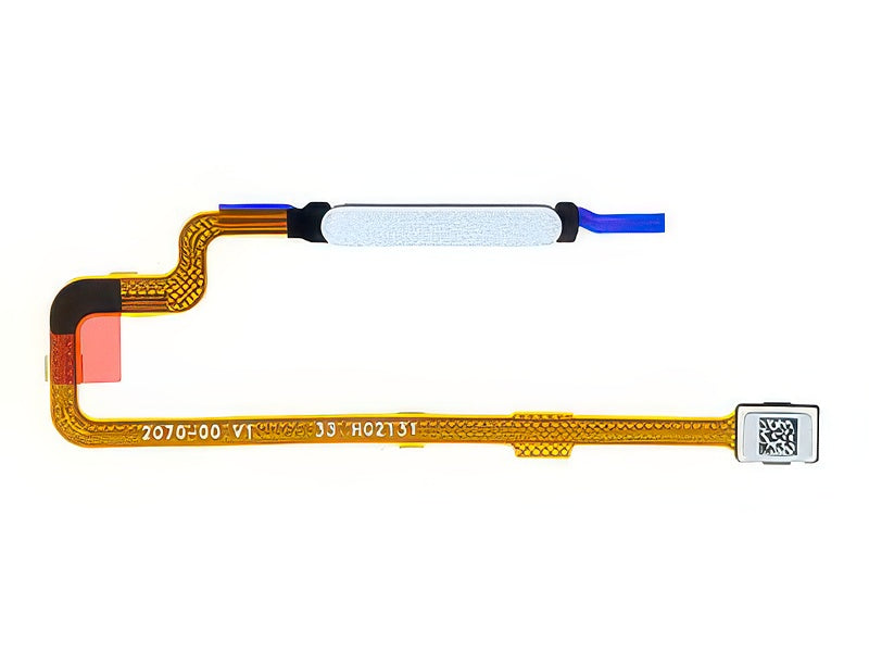 Flat Cable + Lettore Impronta Chrome Argento per Xiaomi Redmi 10 5G