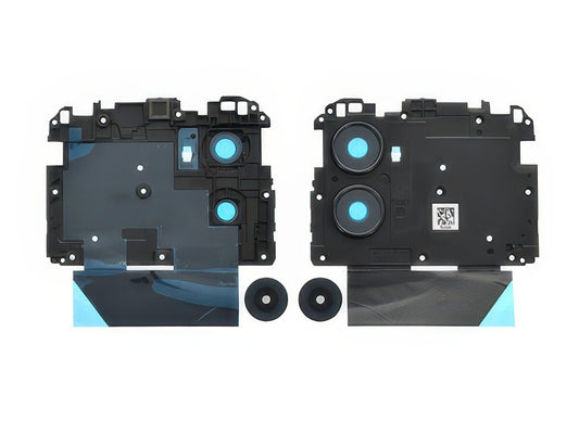 Cover Camera + Vetrino + Adesivi Graphite Grigio per Xiaomi Redmi 10 5G