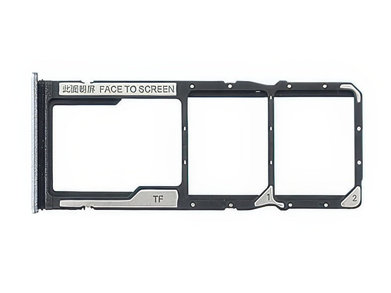 Sportello Dual Sim Card/SD Card Chrome Argento per Xiaomi Redmi 10 5G