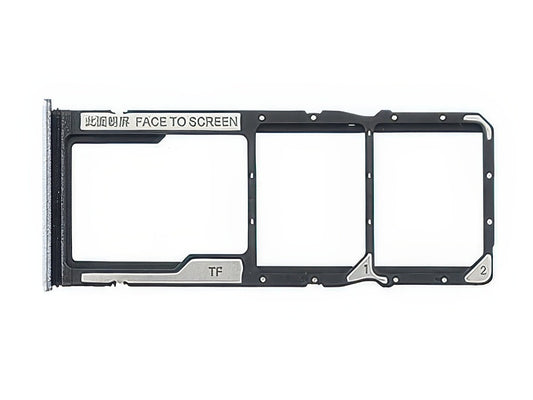 Sportello Dual Sim Card/SD Card Chrome Argento per Xiaomi Redmi 10 5G