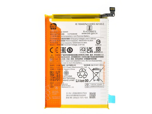 BM5R Batteria 5000 mAh + Adesivo per Xiaomi Redmi 12 4G