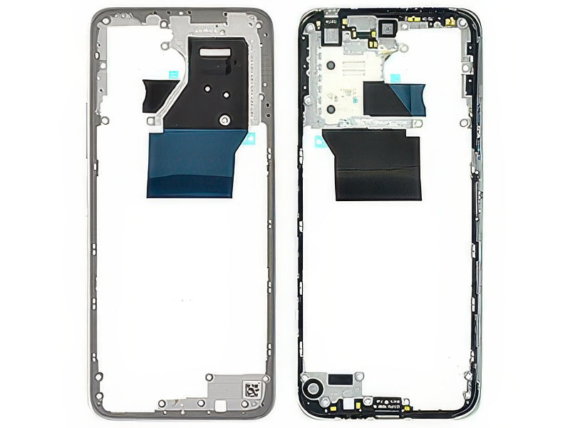 Cover Posteriore + Tasti Volume Polar Argento per Xiaomi Redmi 12 4G